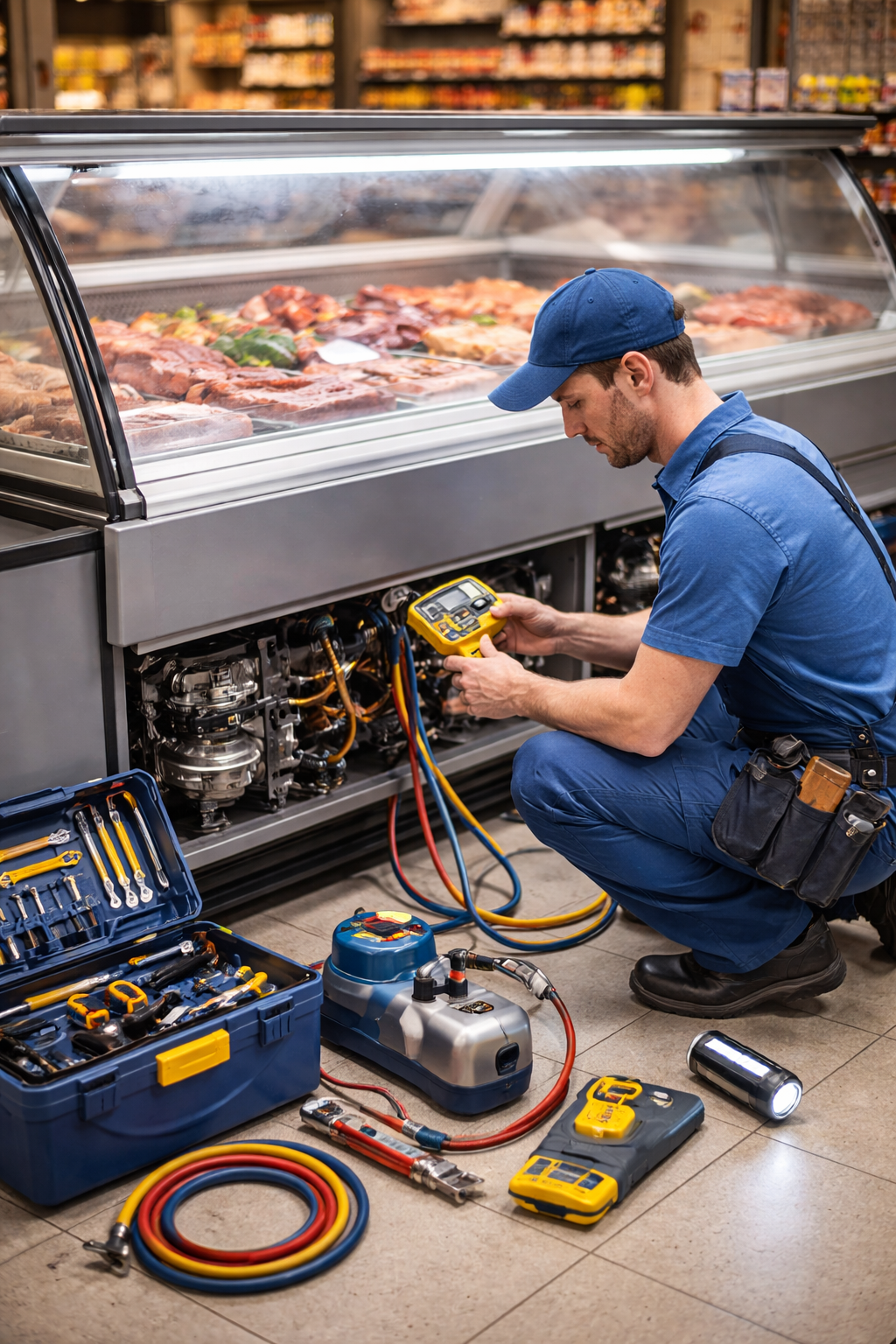 Réparation comptoir frigorifique professionnel